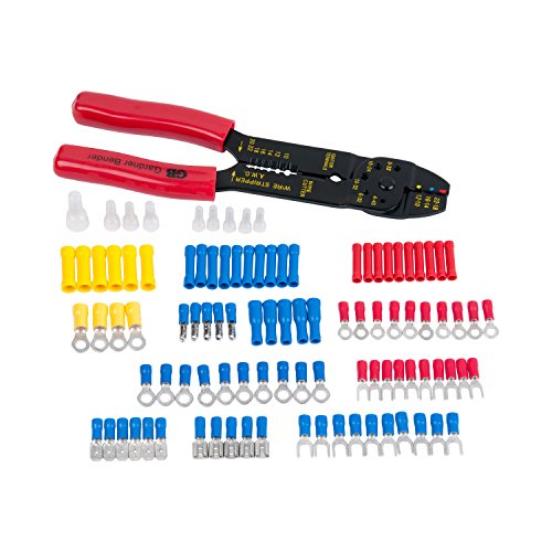 Gardner Bender GK-15N 100 Piece Terminal Kit with Stripper/Crimper,...