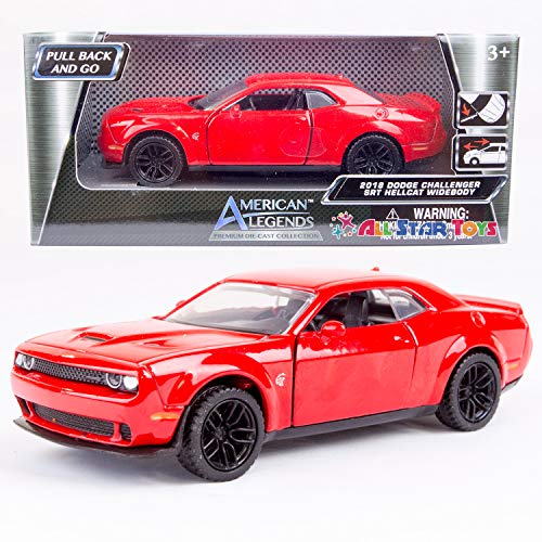 American Legends Dodge Challenger Hellcat 2018 Rojo miniatura 1