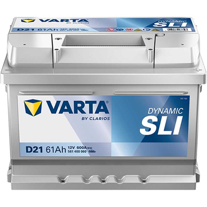 VARTA Batería 61, Ah 600, A/EN 561400060K262 L 242mm B 175mm H 175mm Compatible con VW Transporter T3 Bus 25 GOLF I Cabriolet 155 GOLF I 17 Polo II Hatchback 86C, 80 KAEFER Polo Coupé 86C, 80