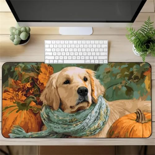 Tapis de souris de jeu XXL Golden Retriever 700x400mm antidérapant