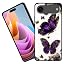 7-572-Purple Gold Butterflies