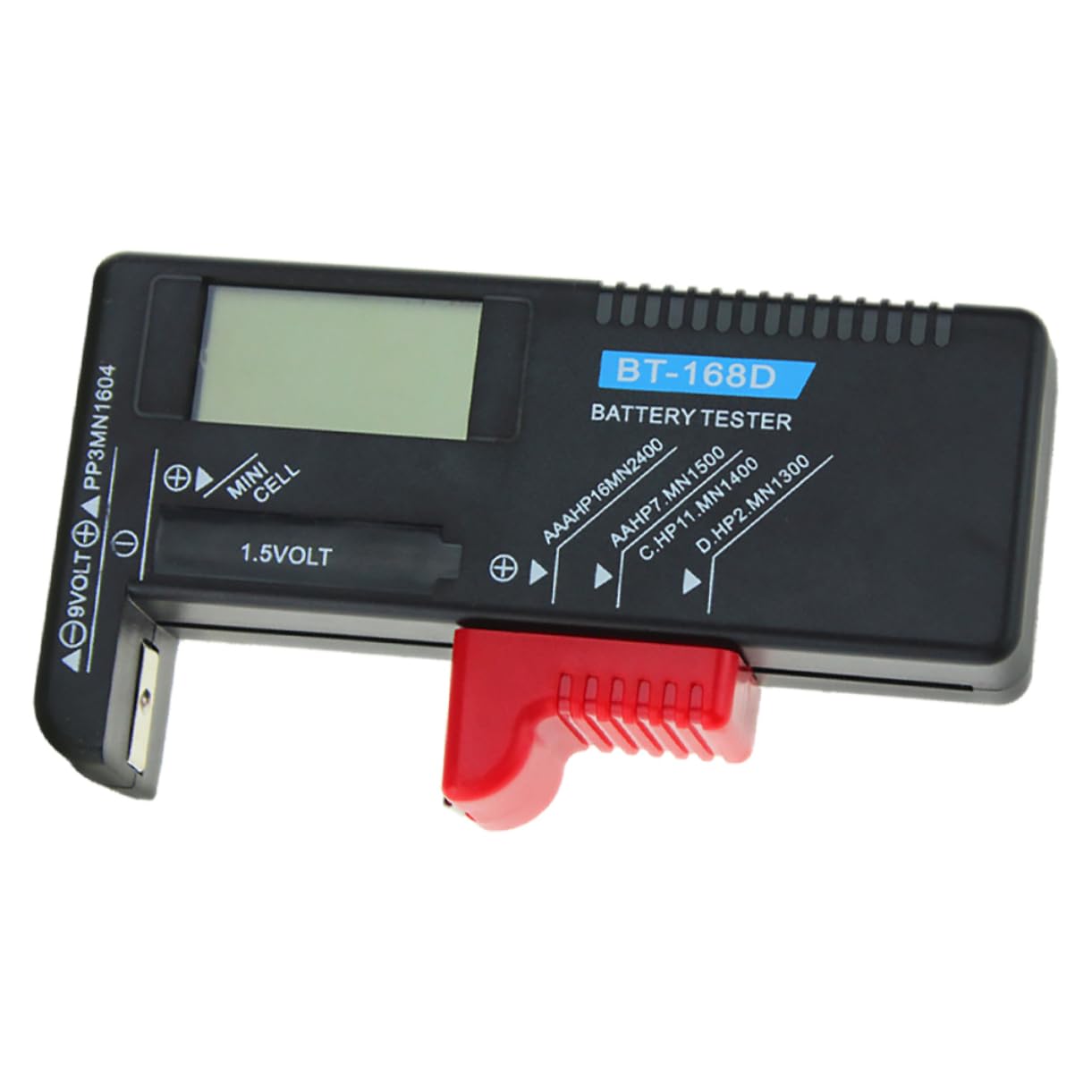 Veemoon 9v Portable Digital Battery Capacity Tester for Batteries for Home Office and Travel