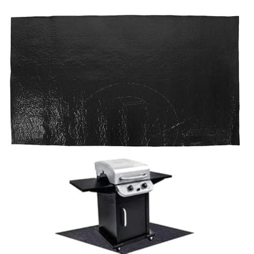 Alfombra de Piso for Barbacoa, Alfombra ignífuga para Barbacoa al Aire Libre para la Manta de la Barbacoa Parrilla para Salpicaduras Alfombra Protectora para el Piso del Patio