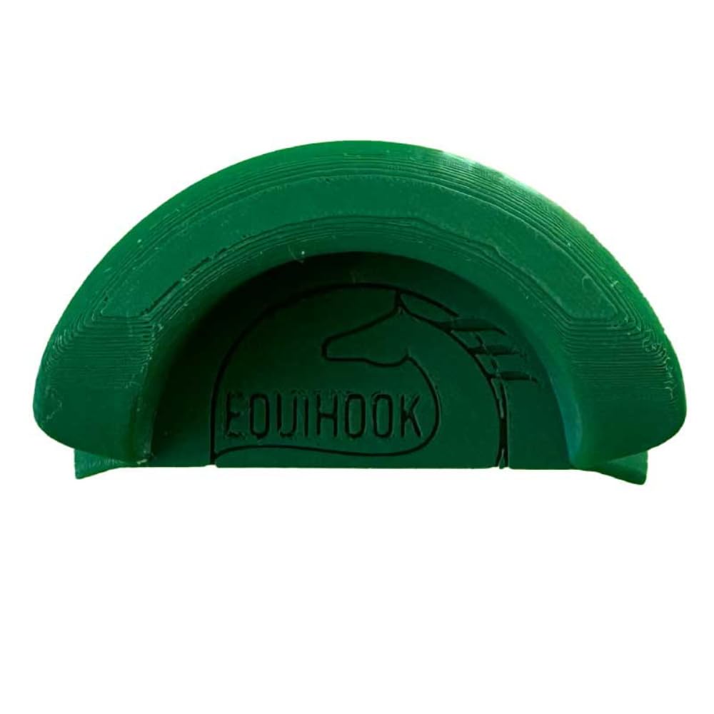 Equihook - Portable Magnetic Tack Hook (Black) | Bridle Hook | Yard Hook | Gate Hook | Headcollar Hook | Lorry Hook | Storage (Dark Green)
