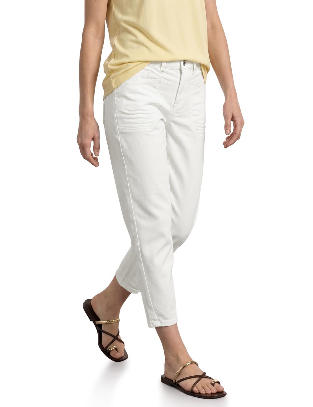 Street One Damen High Waist Barrel Leg Jeans im Loose Fit 3819339