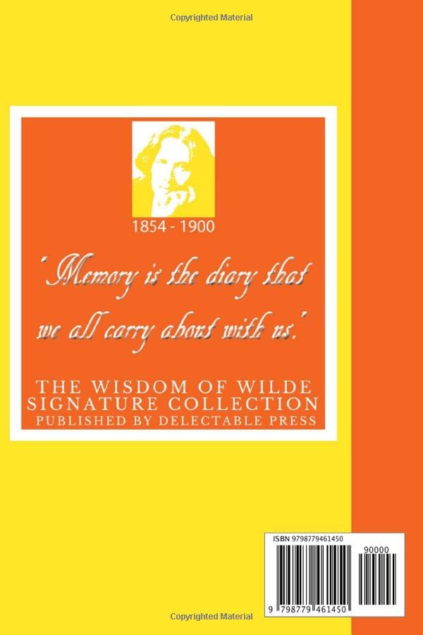 Miniatura 2 de The Wit & Wisdom Of Wilde Signature Collection Journal This beautifully designed collection of Journals brings Oscar Wilde's wit and wisdom into the