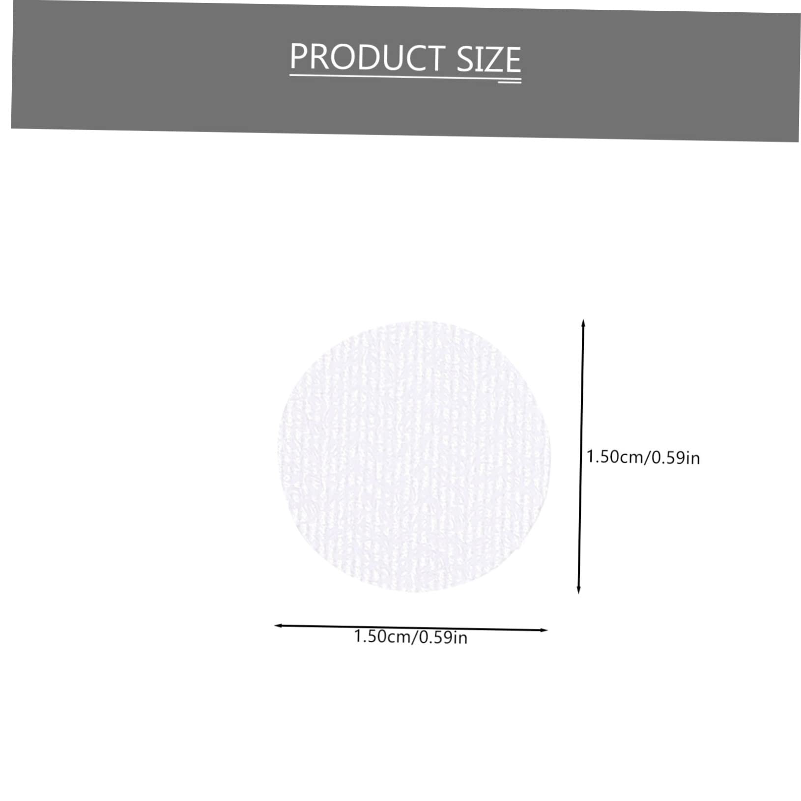 EXCEART 1500pares Almohadillas Adhesivas Redondas Transparentes Para Bricolaje Autoadhesivas y Resistentes Para Manualidades Decoraciones y Fijación De Objetos Casa y Oficina