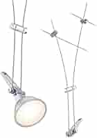 Faretto Singolo Per Sistema Cavi Paulmann - Nero Opaco - Senza Lampadina - Per Illuminazione D'atmosfera - Foto 9