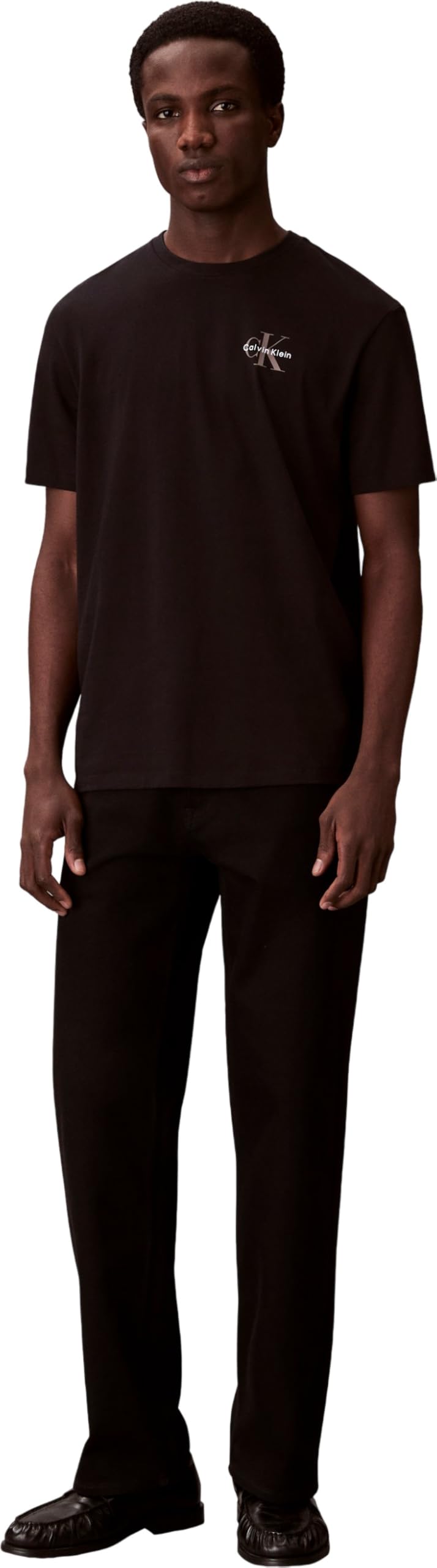 Calvin Klein SS 30s Classic Micro Monologo Te Lv04rf279g Magliette Uomo