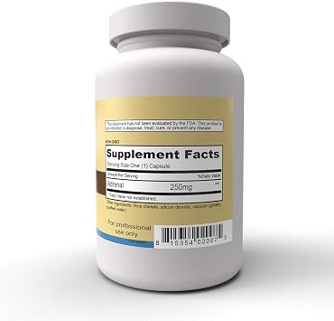 Priority One Vitamins Adrenal 250mg 90 Capsules Adrenal Support