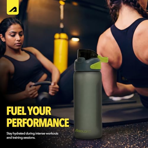 Image of Boldfit Sipper Water Bottle for Adults & Kids 1L Plastic Sipper Bottle with Straw Leakproof BPA Free Reusable Drinking Bottle for Gym, School, Office, Sports, Cycling & Travel for Men Women Kids