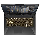 ASUS TUF Gaming A17 FA706QM-HX001 - Port til Gaming de 17 3 Full HD 144Hz Ryzen 7 5800H 16GB RAM 1TB SSD GeForce RTX 3060 6GB Sin Sistema Operativo Gris Eclipse - Teclado QWERTY espa ol