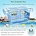 capetsma Fish Breeder Box, Hang-on Nursery Fish Tank with Breeding Hatching Incubator Acclimation Box, Perfect Fish Tank Divider for Aggressive Injured Pregnant Fish Small Fish Brine Shrimp Clownfish