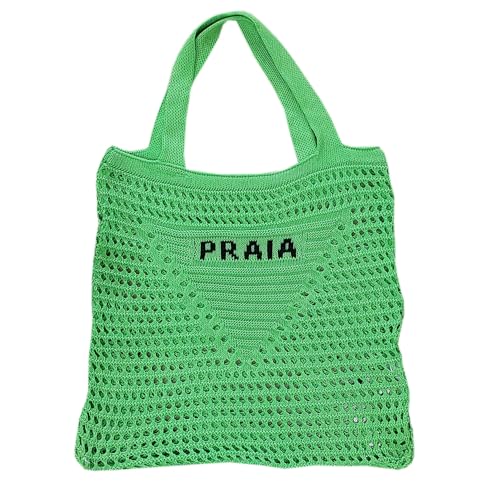 Moda Praia: Bolsa Crochê (Verde)