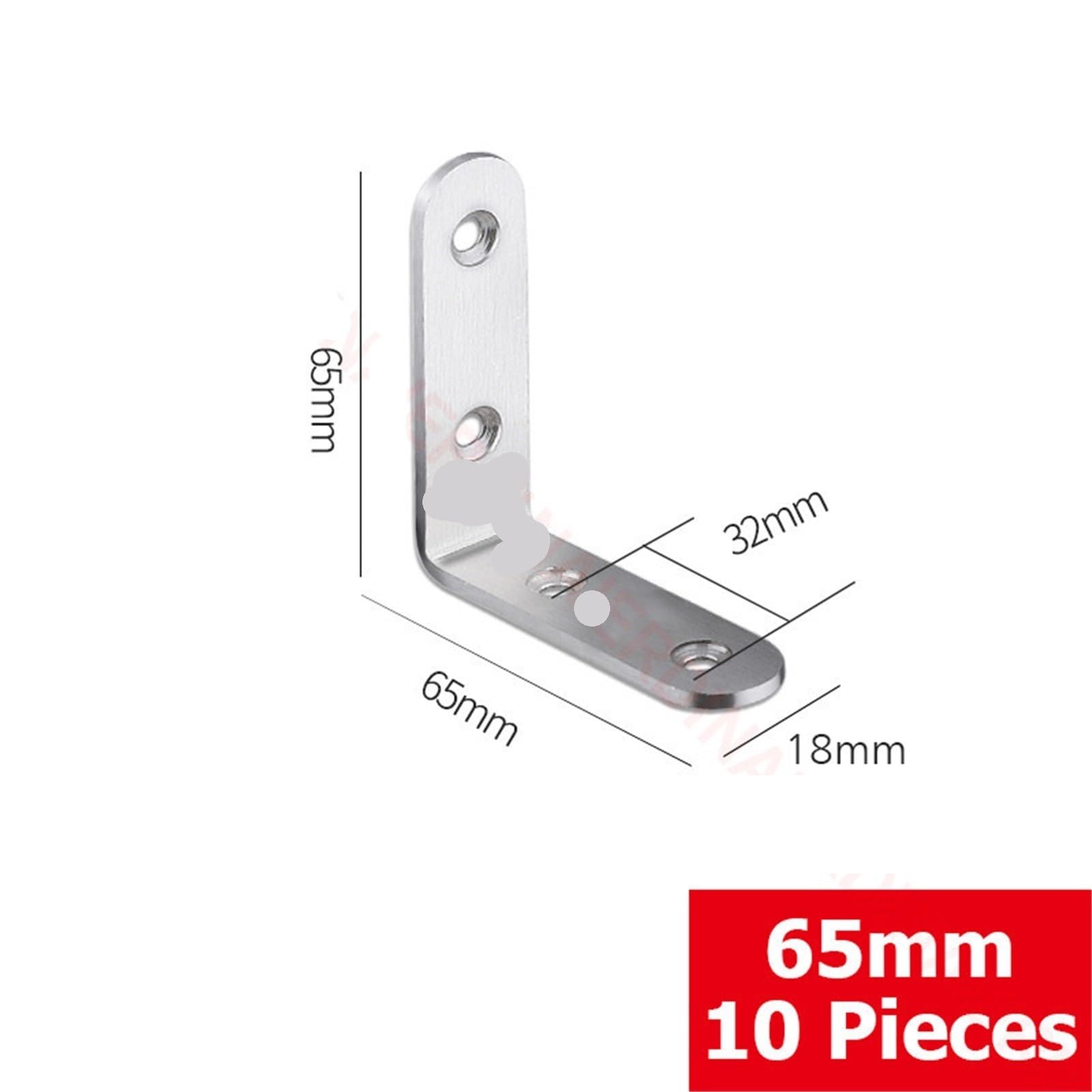 Soportes De Esquina De Ángulo De 90 Grados, Soporte De Acero Inoxidable, Colgador De Pared for Estantes, Mesa, Silla, 10 Uds.