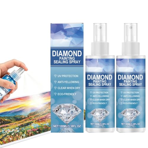 Image of Diamond Painting Sealer Spray 100ml, Quick Dry Diamond Art Sealer with Clear Finish, Quick-Drying Diamond Art Sealer