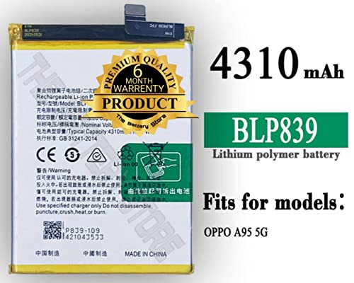 Image of Original BLP839 Battery for Oppo A95 BLP839 Battery with 6 Month Warranty**** (for BLP839)
