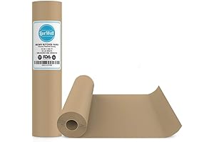 USA Brown Butcher Paper Kraft Roll - 18" x 1200" (100ft) -...