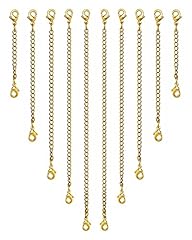 Necklace Extender 10Pcs Gold
