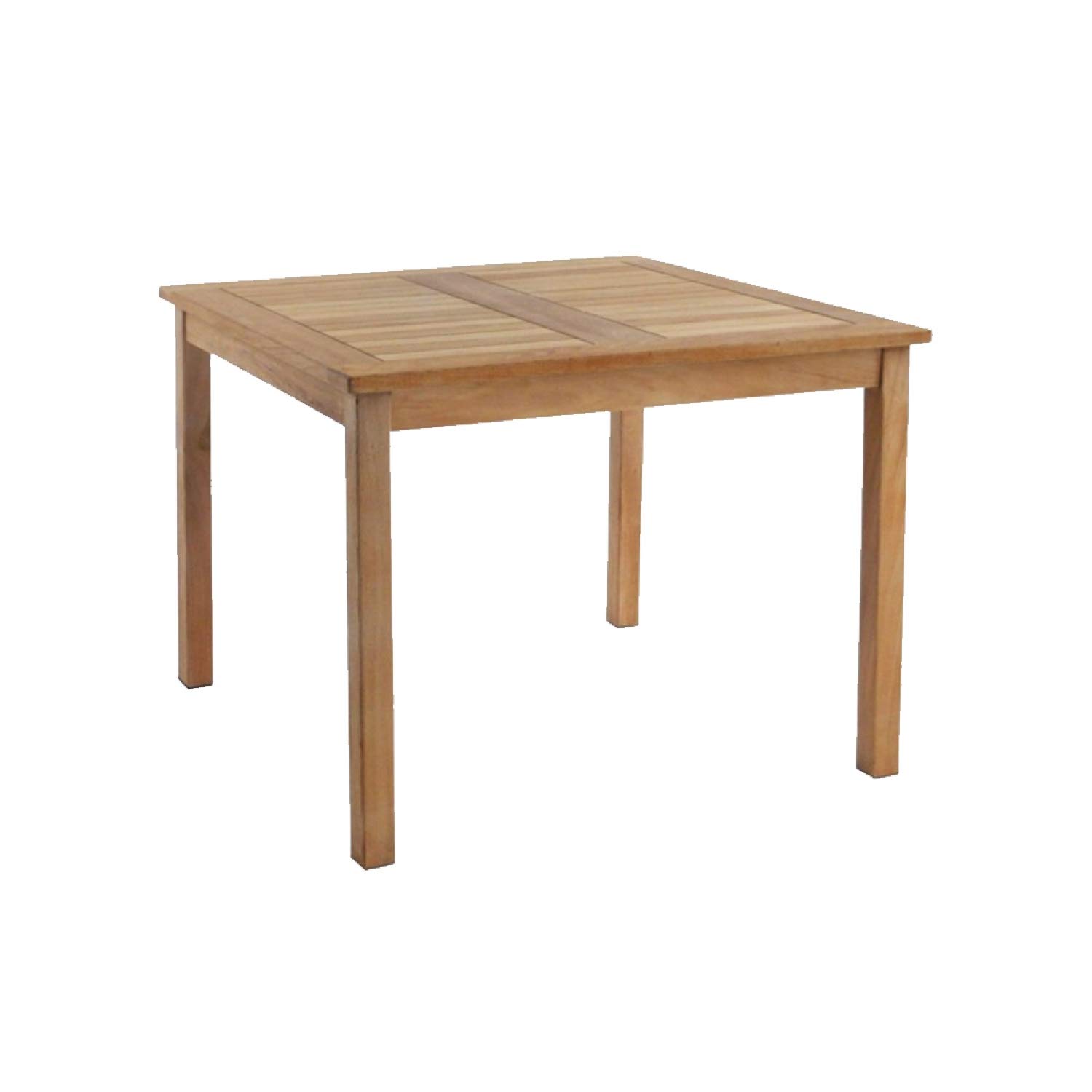 CONCEPT USINE Table de Jardin Carrée KARRA Teck Huilé 100x100 cm