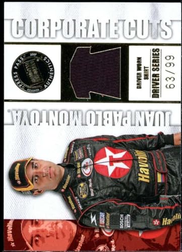 Juan Pablo Montoya Card 2007 Traks Corporate Cuts Driver #CCD17 - Unsigned Nascar Cards