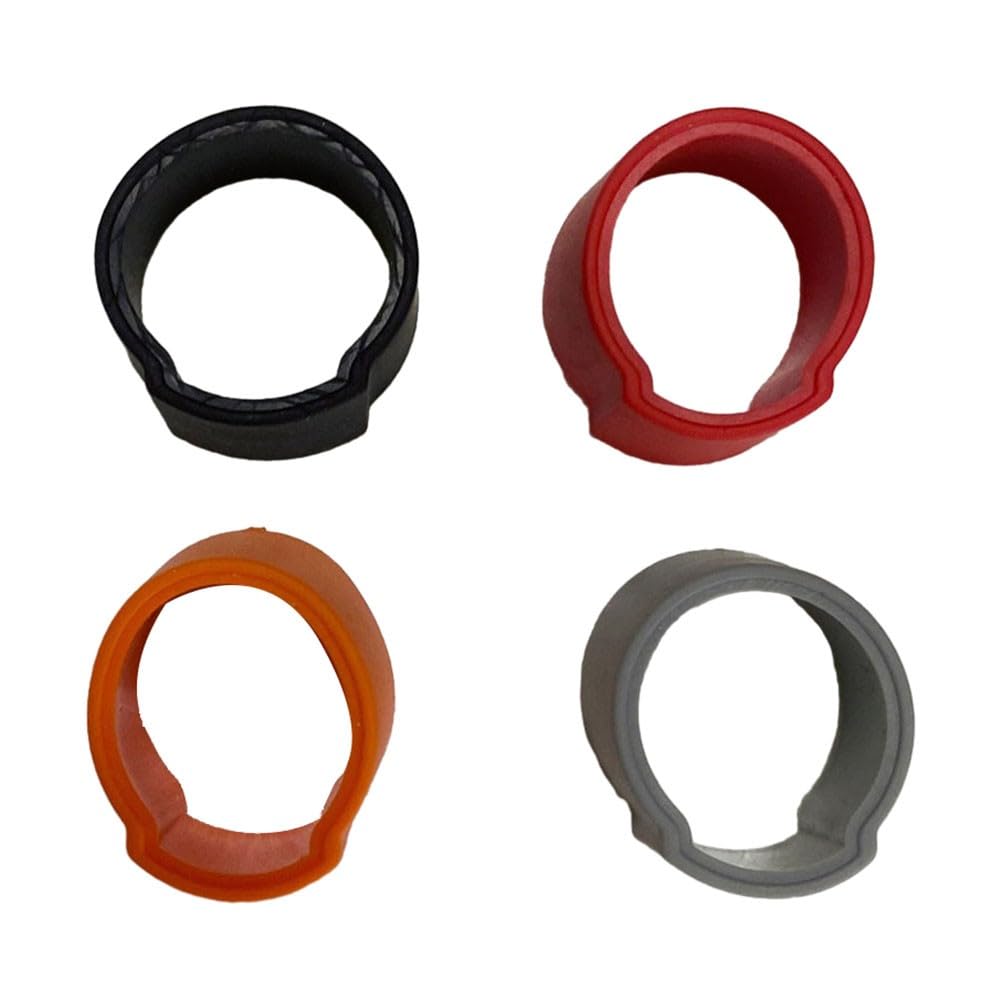 Abrazadera fija de silicona para saxofón tenor, soprano y saxofón tenor, elástico, antideslizante, 3 Á 2 cm