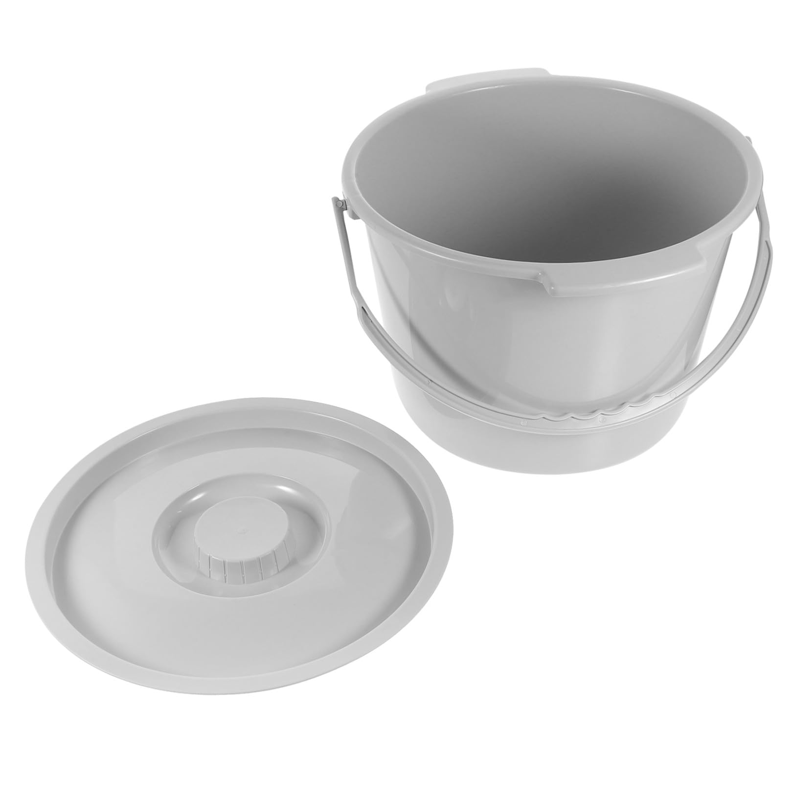 Alipis Vaso da Notte Portatile in Plastico Coperchio per Camera da Letto, Design Pratico e Funzionale, per Uso Domestico e Assistenziale