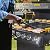 Propane Gas Grill 4 Burners with Side Burner Freestanding Grill Cart with Wheels for Outdoor Garden Cooking Barbecue Grill