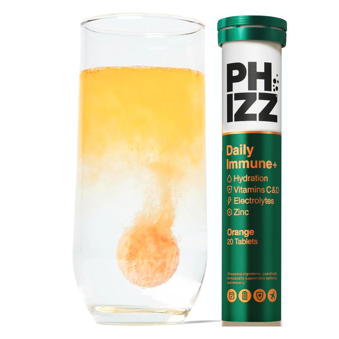 Phizz Daily Immune+ Orange Effervescent 20 Tablets
