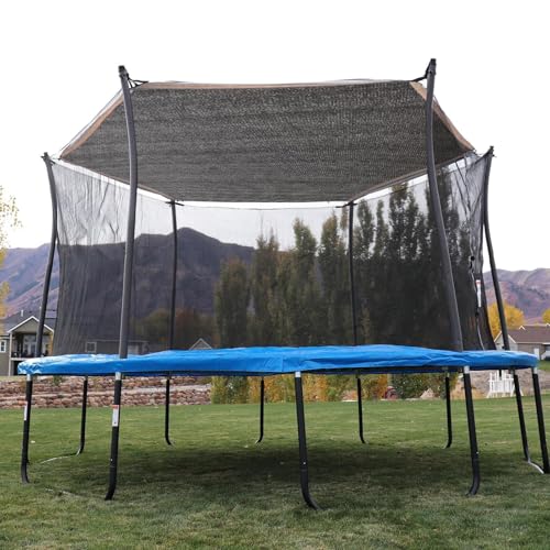 Bâche de trampoline indéchirable et résistante aux intempéries pour terrasse