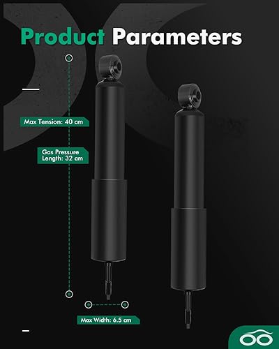 Miniatura 3 de SCITOO - Amortiguador delantero para Nissan Se adapta a 1986-1994 para Nissan D21,1998-2001 para Nissan Frontier,1995-1997 para Nissan Pickup Shocks