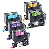 Amplia gama de aplicaciones: los colores brillantes hacen que tu vida sea más divertida. Las cintas de etiquetas son perfectas para objetos personales como álbumes de recortes, cuadernos, fundas de maquillaje, herramientas de arte de uñas, fundas de teléfono, etc. También puedes utilizar la etiqueta con purpurina para decoración de regalos, fotos instantáneas, planificadores y otros artículos.