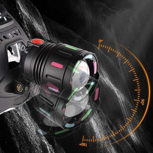 Linterna frontal LED para evitar caídas en caminatas nocturnas 6
