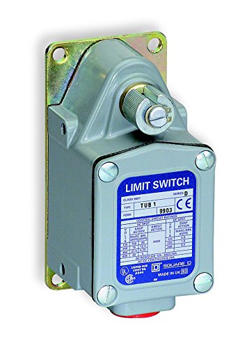 Telemecanique Sensors 9007T NEMA Limit Switch, Universal Style, For Mill Casting, Base Plate w/ Tapered End and Mount. Holes, SPDT, CCW Action, Spring Ret., No Neutral, 1/2-14 NPT, Heavy Duty Contact