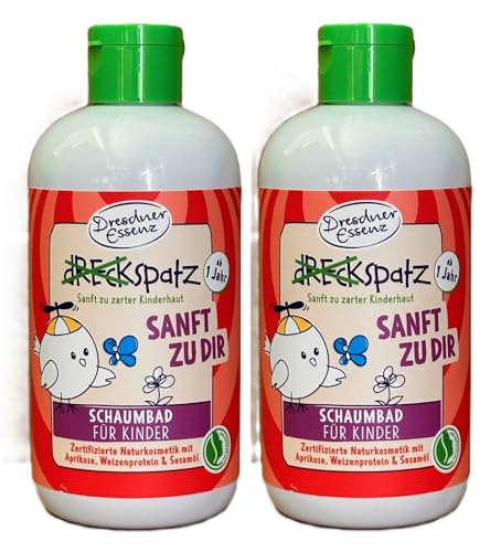 2-er Pack Dresdner Essenz Dreckspatz Schaumbad Sanft zu dir 2x 300m