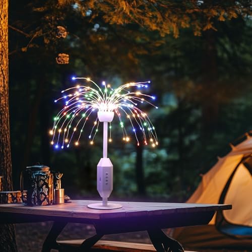 Night Light,Home Decor Lamp,Green Starry Sky and 200Beads Fireworks Light with 15Modes,Decor Living Rooms and Bedroom,Ambient Lighting Suitable for Indoor and Outdoor Party,Casual Get-Together