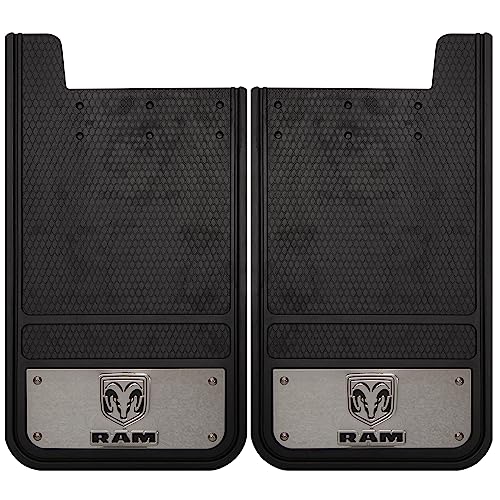 Plasticolor Ram Heavy Duty Rear 12 X 23 Mud Guards 12 x 23 Rear Mud Guards by Plasticolor (001836R01)