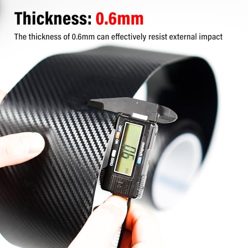 Image of CNC Bike Frame Protection Tape,Bicycle Frame Protector Sticker-Frame Protection Paint Film 3m(4 inchx118 inch), Carbon Fiber Pattern Frame Guard Wrap for Mountain Bike /Gravel /MTB /Road Bike etc.