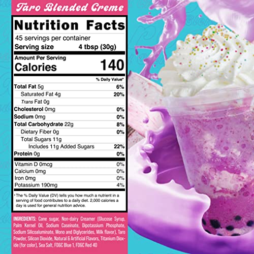 Tea-Zy Taro Milk Tea Powder [3 Lbs] (45 Servings) Taro Powder For Bubble Tea. Taro Powder Bulk Format Bubble Tea Powder Suitable For Boba Shop. thumb #5