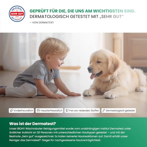 BiOHY Wischroboter Reinigungsmittel für Holzböden (1l Flasche), Konzentrat – Ansicht 6