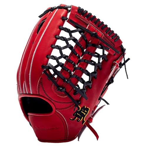 【湯もみ型付け込み/代引、後払い不可】野球 JB 硬式グロ―ブ グラブ 外野用 外野手用 高校野球対応 日本製 高校野球 小指二本入れ仕様 JB-009 和牛JB パワーオレンジ R(右投用)