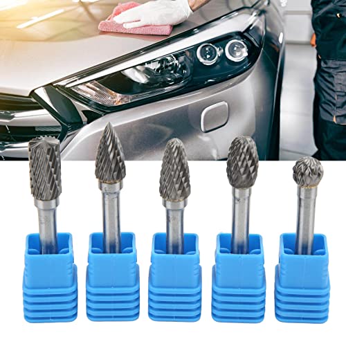 Set de 5 fresas rotativas de carburo de tungsteno 6x10mm miniatura 6