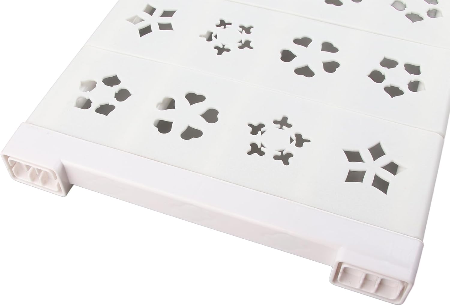 Telescopic Wardrobe Dividers, Wardrobe Tension Shelf Divider Expandable Closet Tension Shelf Separator, White No Drill Clothes Closet Organizer Rack Expandable Closet Tension