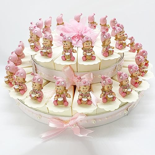 Torta di Bomboniere per Bambina, con statuina