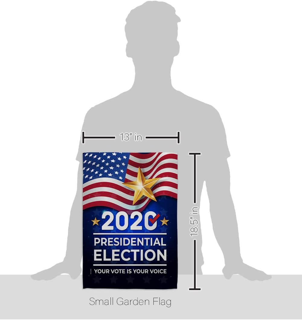 Biden Harris Flag Vote President 2020 House Flag Patriotic Democrat Republican Tea Party United State American Election Decoration Banner Small Garden Yard Gift Double-Sided, Made in USA