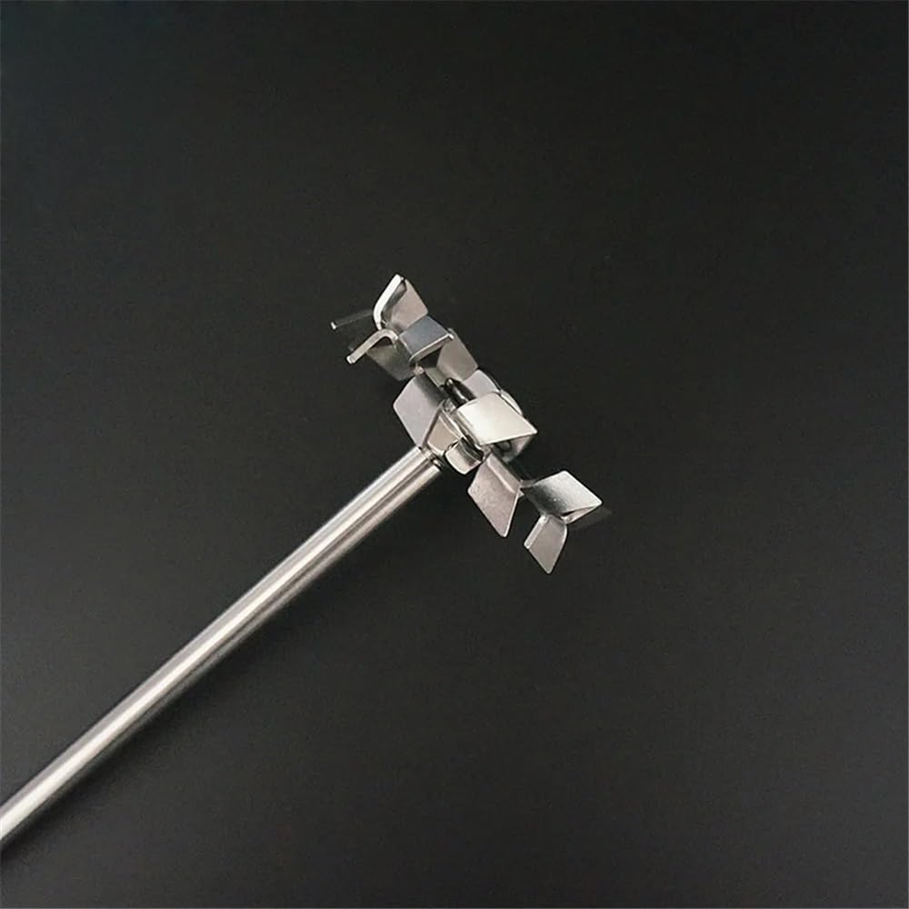 Mieszanie taśmowe ze stali nierdzewnej, Zestaw mieszadeł ze stali nierdzewnej 304 z dyskiem dyspersyjnym i mieszadłem laboratoryjnym, 3-10 cm(9cm paddle with rod)