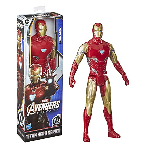 Marvel Avengers, Titan Hero Series, Iron Man, action figure da collezione da 30 cm, giocattolo per bambini dai 4 anni in su