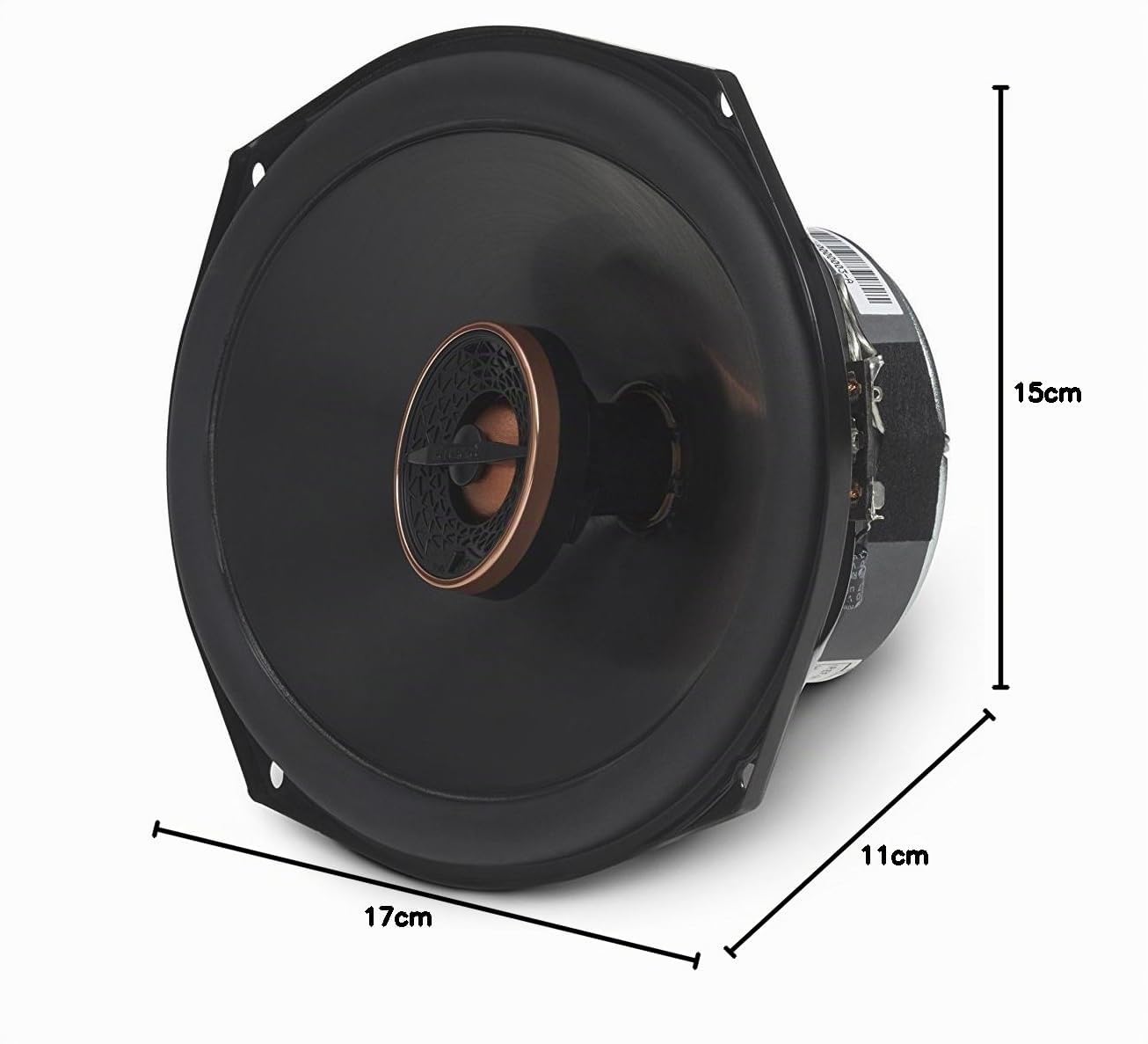 Infinity Reference 9632IX 6x9 in / 15x23 cm Haut-Parleur 3 Voies Voiture | 100 W RMS / 300 W max, 94 dB, 3 Ohm True 4 Ohm, 46 Hz-20 kHz - woofer Plus One - tweeter soft-dome et supertweeter, paire