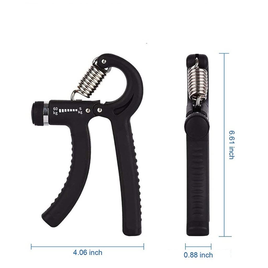 Poignée De Musculation Réglable 10-60 Kg – Compteur électronique, Pour Avant-bras, Poignet, Doigts
