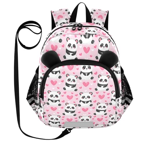 Cute Panda Toddler Backpack for Girls Boys,Preschool Kindergarten Backpack,Cute Kids Backpacks for Girls B0404174